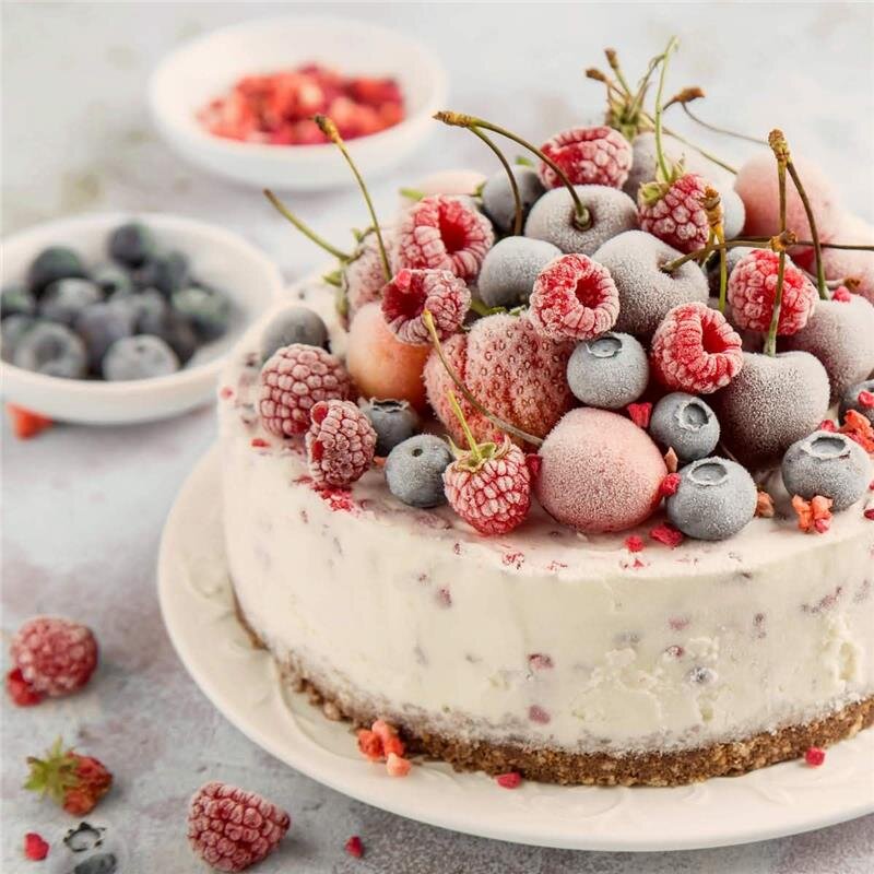 A.S. Création Leinwandbild PieWithBerries Größe 50cm x 50cm