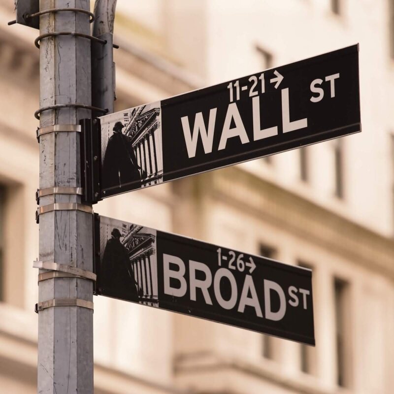 A.S. Création Leinwandbild Wallstreet Größe 50cm x 50cm