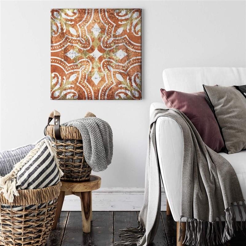 A.S. Création Leinwandbild Terracotta Größe 50cm x 50cm