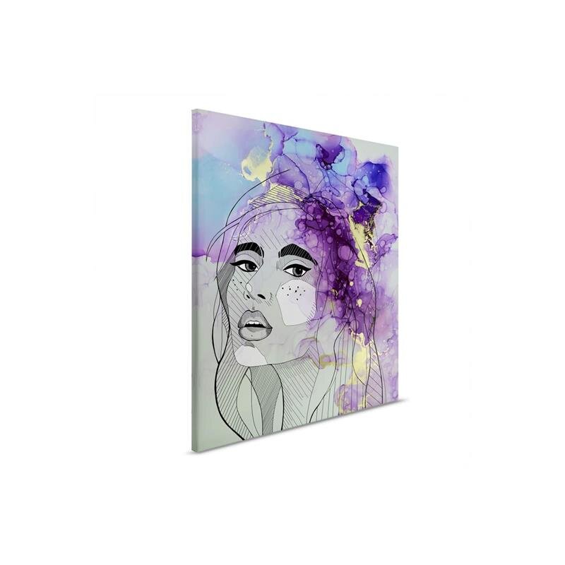 A.S. Création Leinwandbild Lady 1 Größe 40cm x 50cm