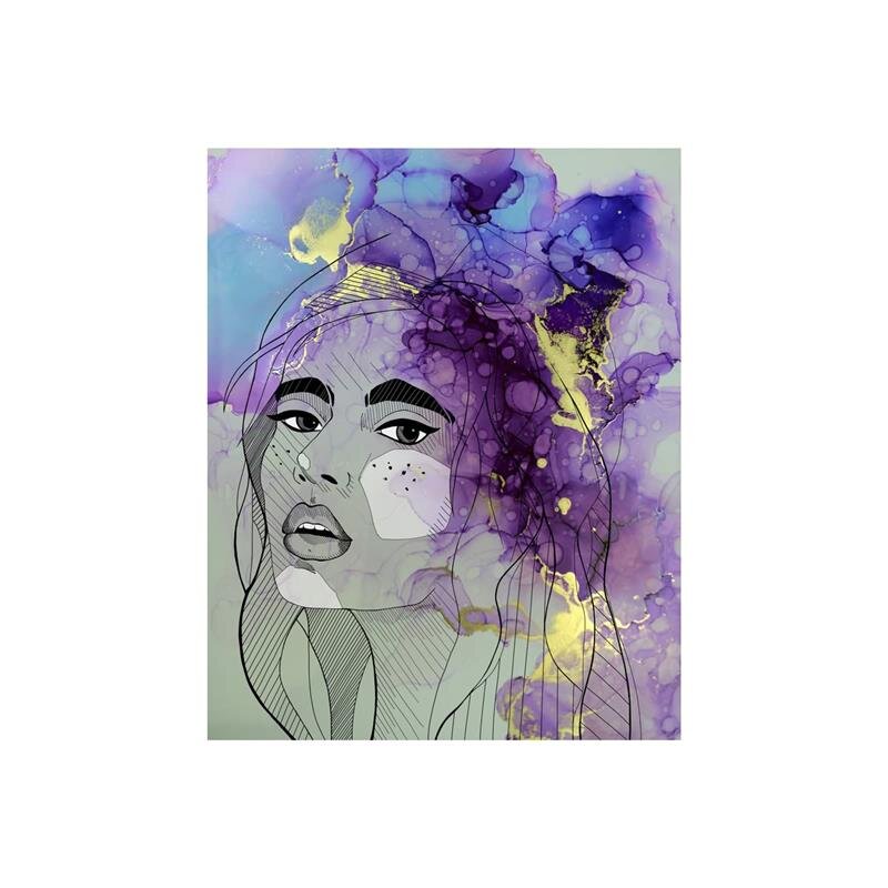 A.S. Création Leinwandbild Lady 1 Größe 40cm x 50cm