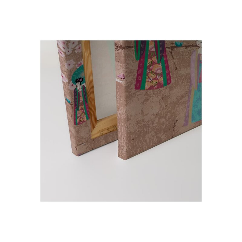A.S. Création Leinwandbild Kimono 2 Größe 50cm x 40cm