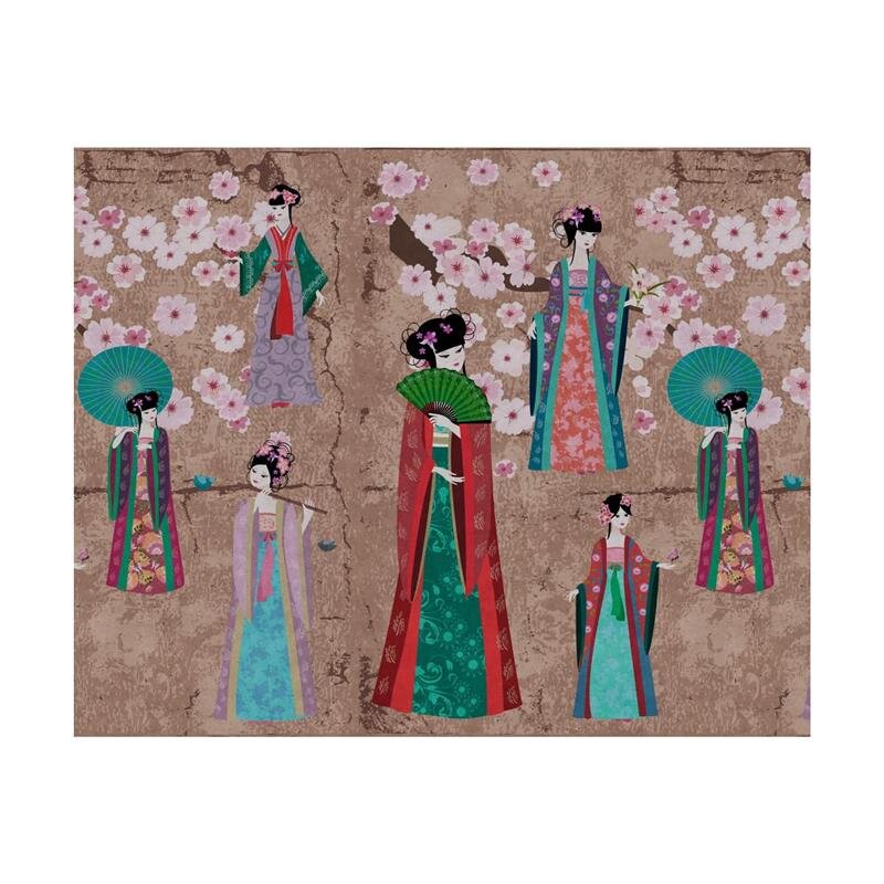 A.S. Création Leinwandbild Kimono 2 Größe 50cm x 40cm