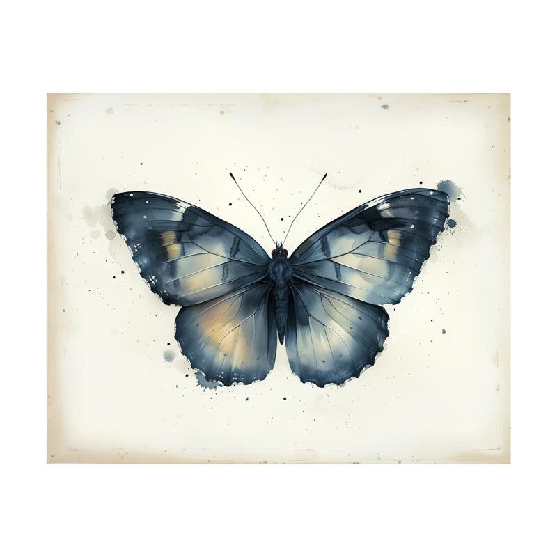 A.S. Création Leinwandbild Butterfly Größe 50cm x 40cm