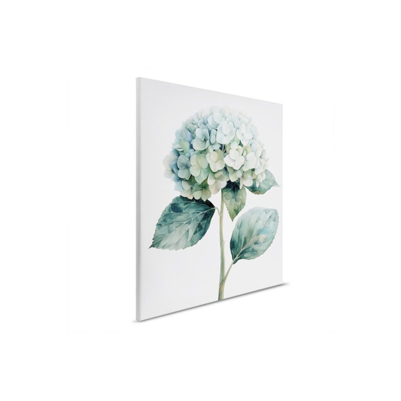 A.S. Création Leinwandbild Hortensie Bleue Größe 40cm x 50cm