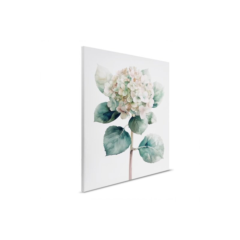 A.S. Création Leinwandbild Hortensie Rose Größe 40cm x 50cm