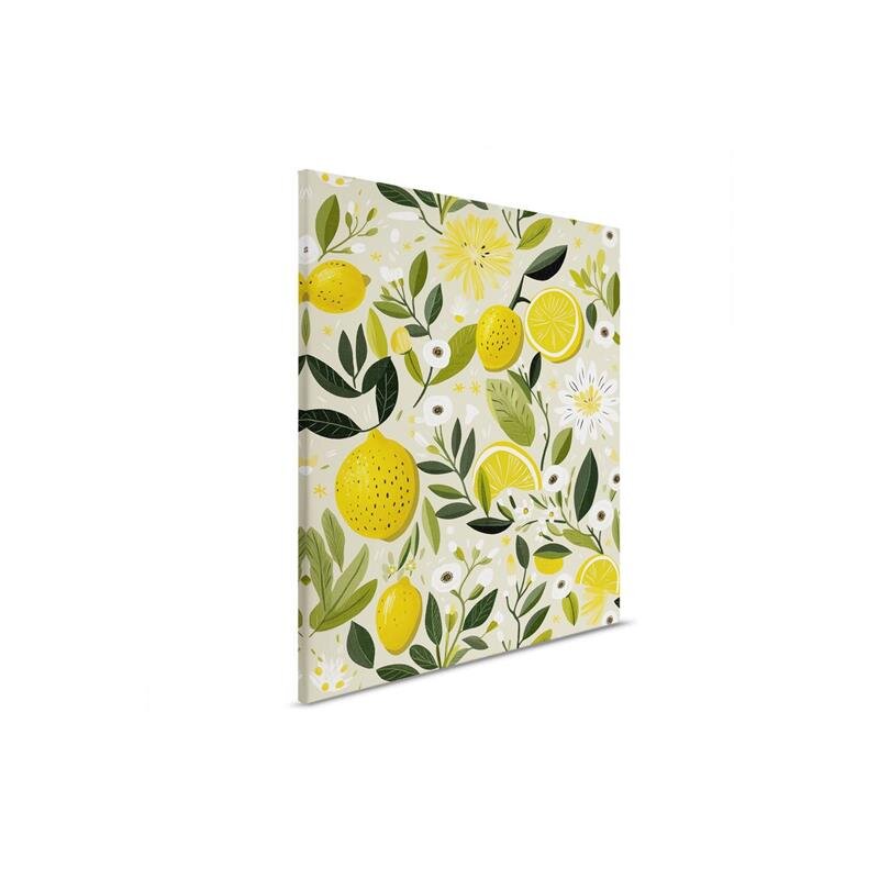 A.S. Création Leinwandbild Lemons Light Größe 40cm x 50cm