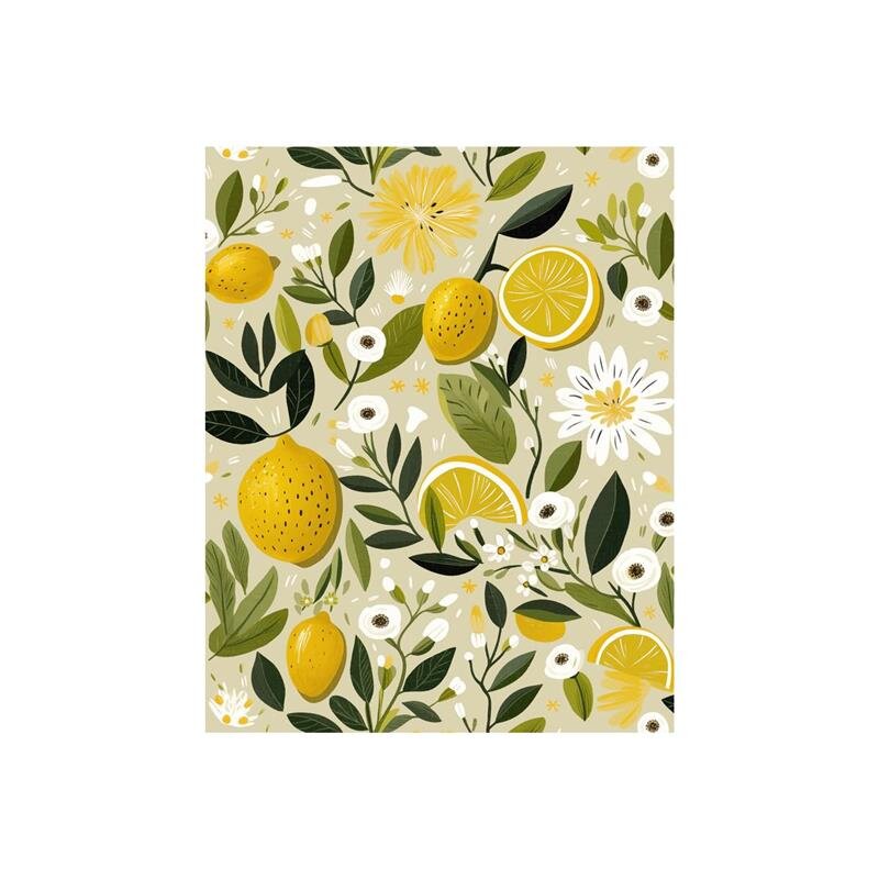 A.S. Création Leinwandbild Lemons Light Größe 40cm x 50cm