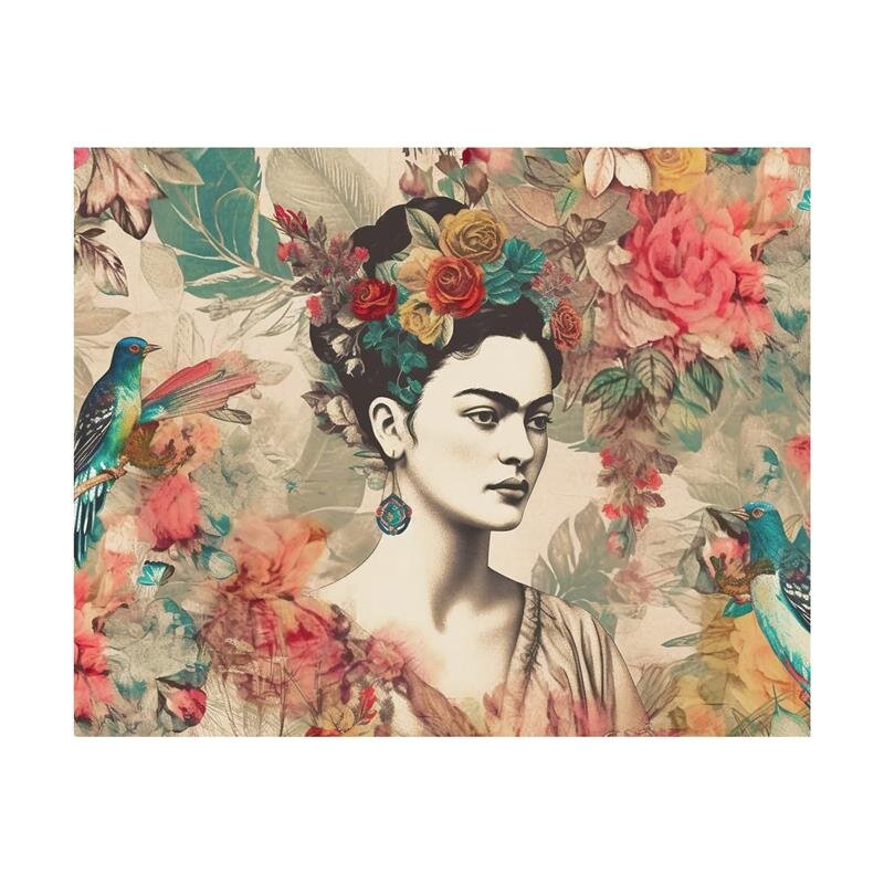A.S. Création Leinwandbild Frida Paradise Größe 50cm x 40cm
