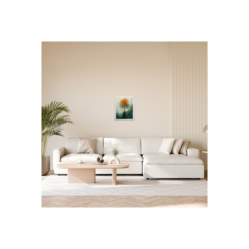 A.S. Création Leinwandbild Aquarell Tree Größe 40cm x 50cm