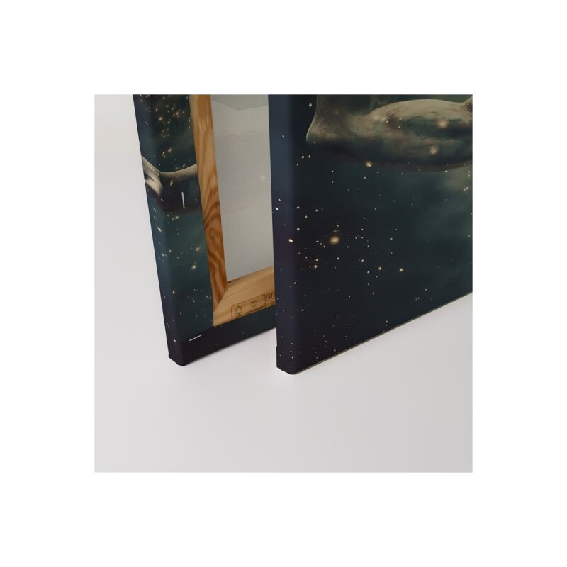 A.S. Création Leinwandbild Male Statue Größe 50cm x 40cm