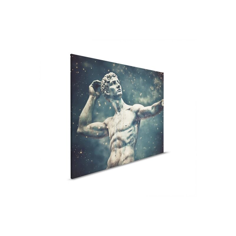 A.S. Création Leinwandbild Male Statue Größe 50cm x 40cm