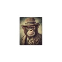 A.S. Cr&eacute;ation Leinwandbild Mr.Monkey...