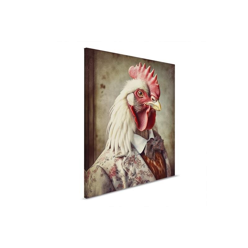 A.S. Création Leinwandbild Mr.Rooster Größe 40cm x 50cm