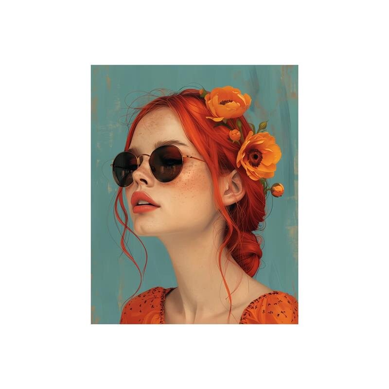 A.S. Création Leinwandbild Zora Größe 40cm x 50cm