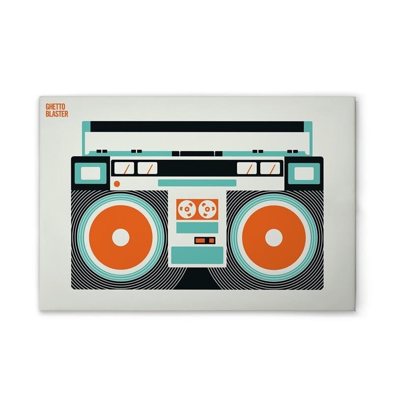 A.S. Création Leinwandbild Ghetto Blaster