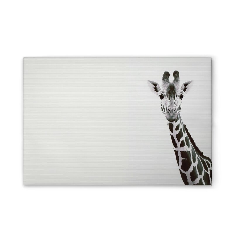 A.S. Création Leinwandbild Giraffe Portrait