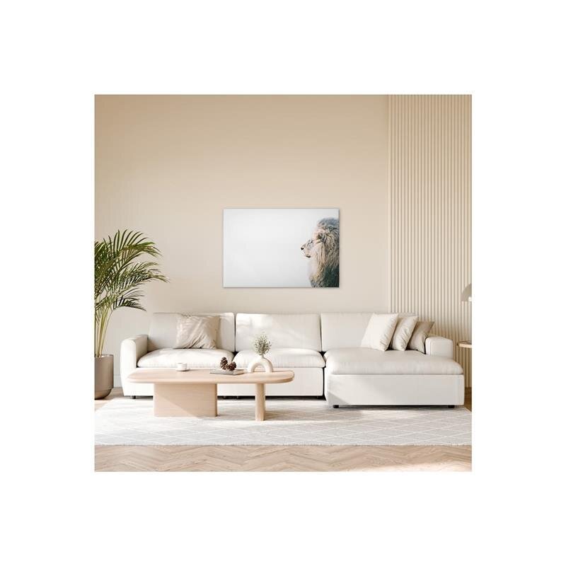 A.S. Création Leinwandbild Lion In Snow