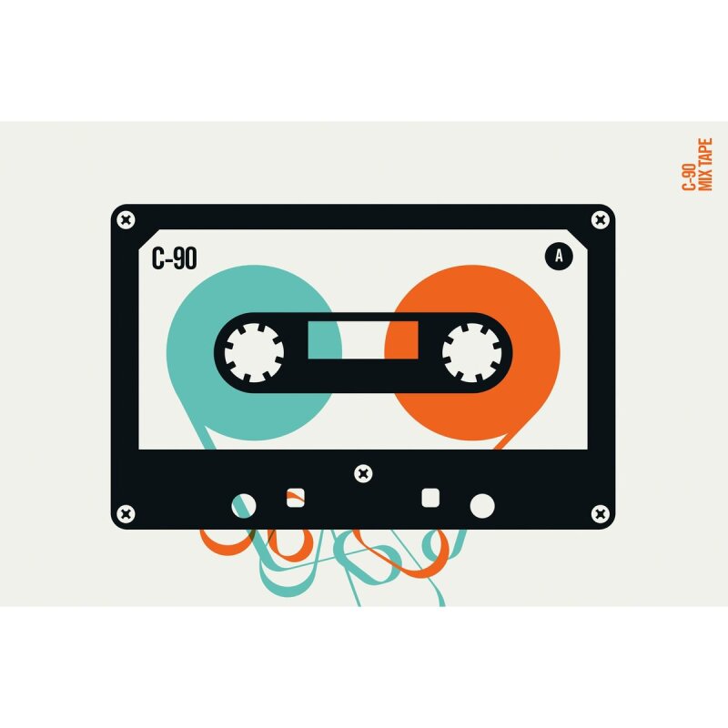 A.S. Création Leinwandbild Mixtape