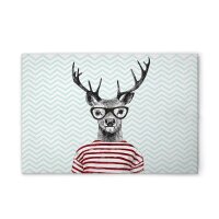 A.S. Cr&eacute;ation Leinwandbild Modern Deer 3