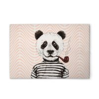 A.S. Cr&eacute;ation Leinwandbild Modern Panda 2