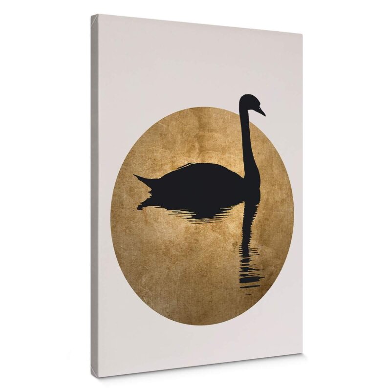 A.S. Création Leinwandbild Swan Lake