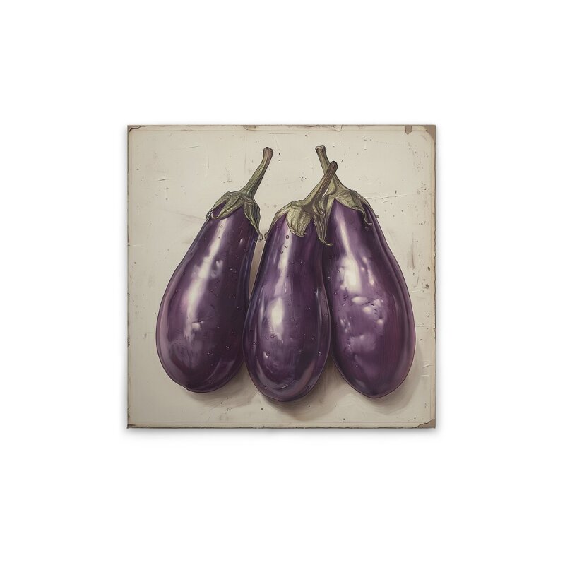A.S. Création Leinwandbild Aubergine