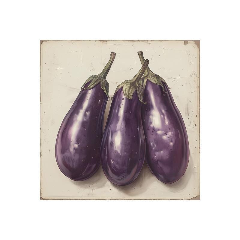 A.S. Création Leinwandbild Aubergine