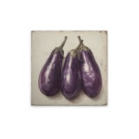 A.S. Cr&eacute;ation Leinwandbild Aubergine