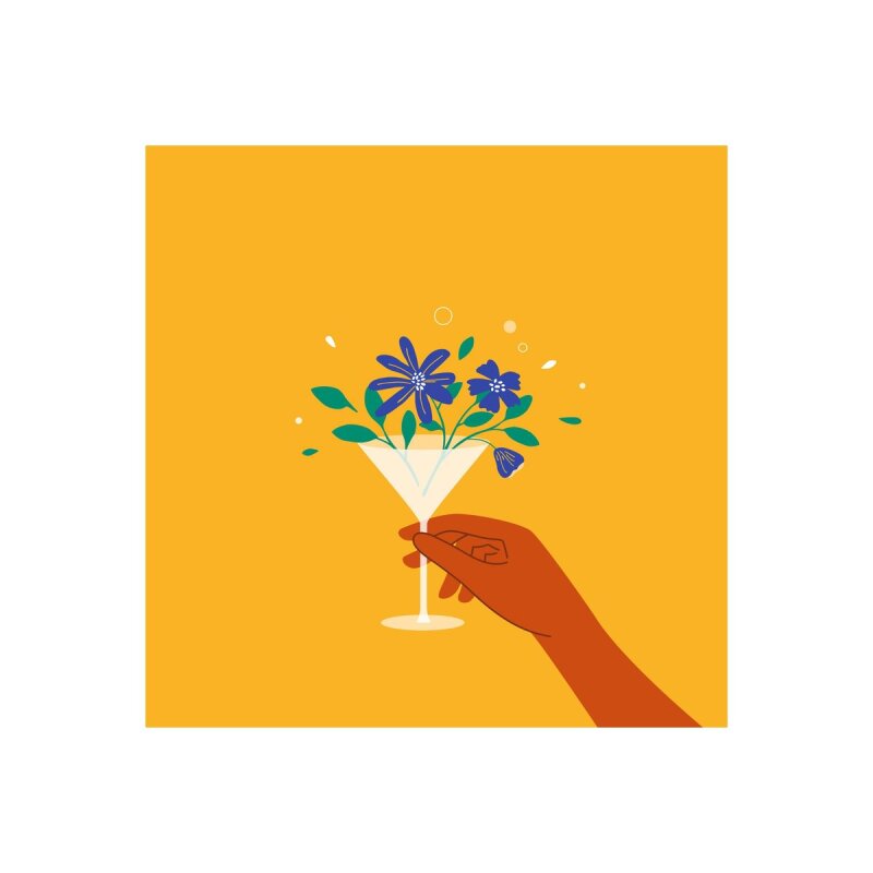 A.S. Création Leinwandbild Flower Glass 1