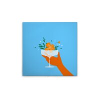 A.S. Cr&eacute;ation Leinwandbild Flower Glass 2