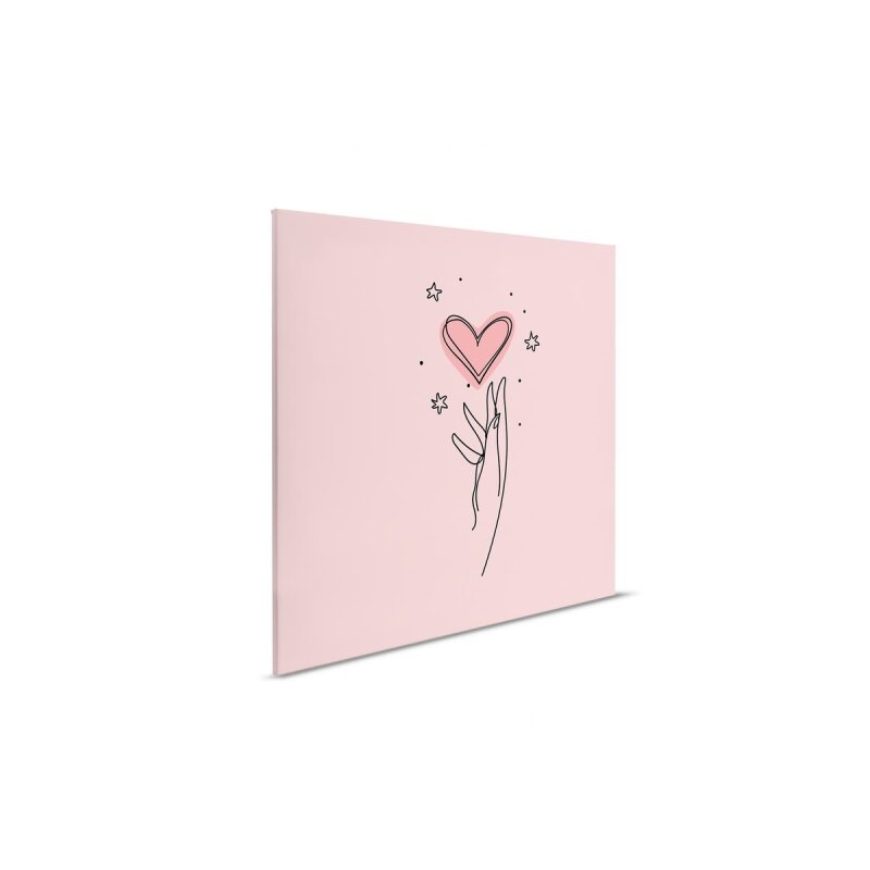 A.S. Création Leinwandbild Heartlines 3