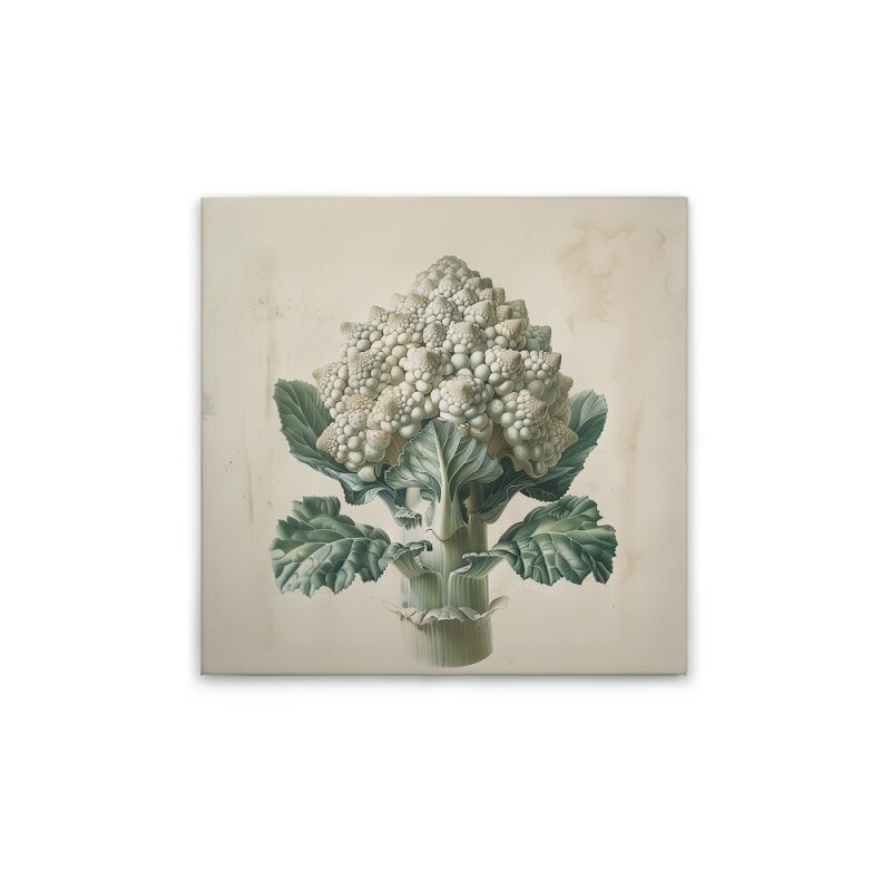 A.S. Création Leinwandbild Romanesco Weiss