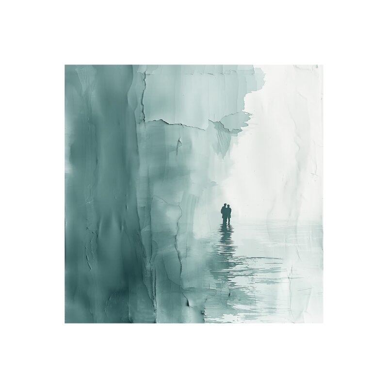 A.S. Création Leinwandbild Strandpaar