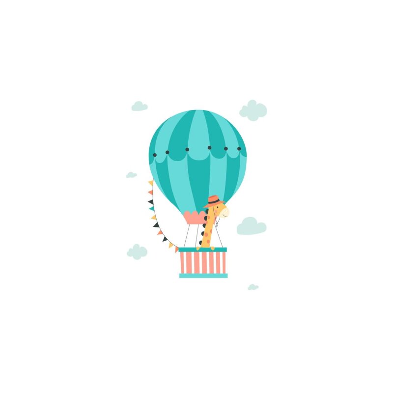 A.S. Création Leinwandbild Animal Balloon 2