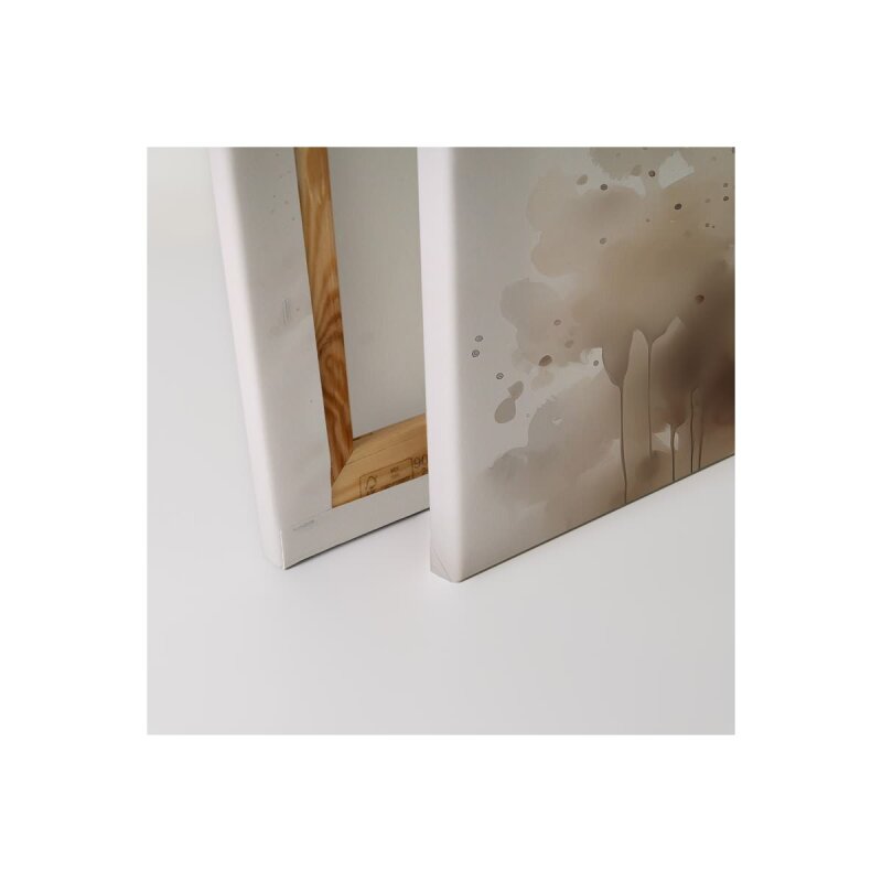 A.S. Création Leinwandbild Baby Giraffe