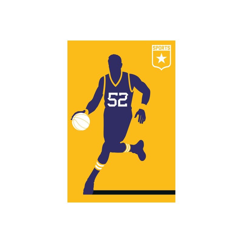 A.S. Création Leinwandbild Basketball