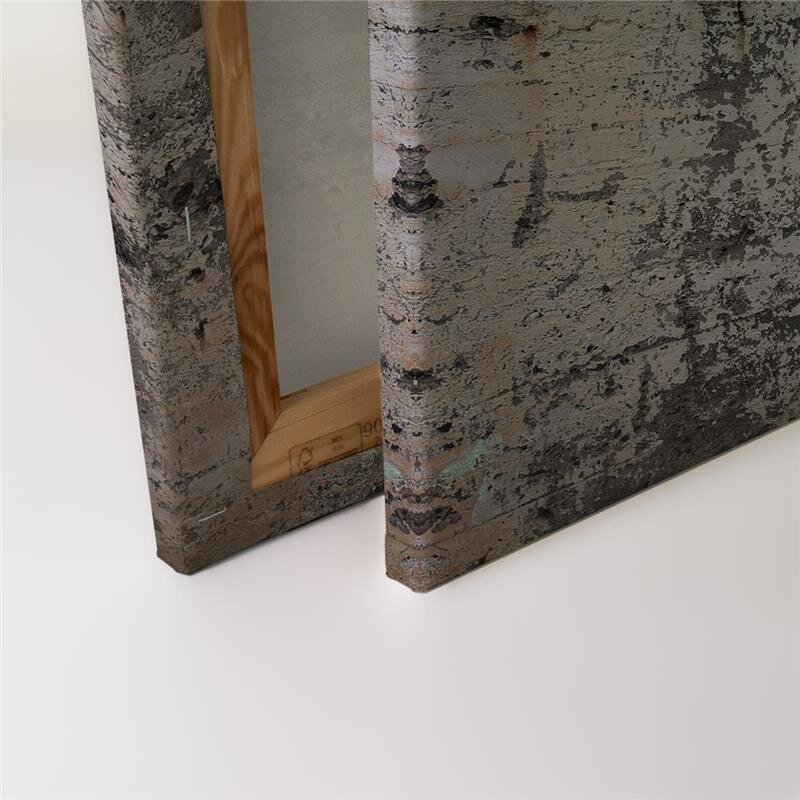 A.S. Création Leinwandbild Betonmauer