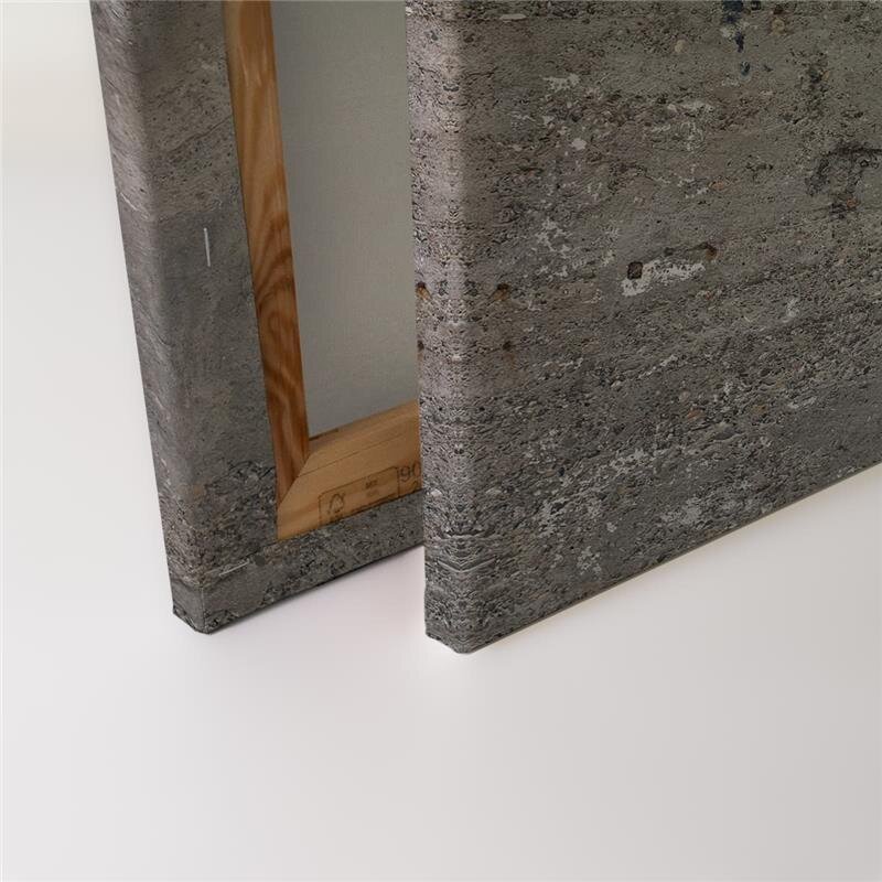 A.S. Création Leinwandbild Betonwand