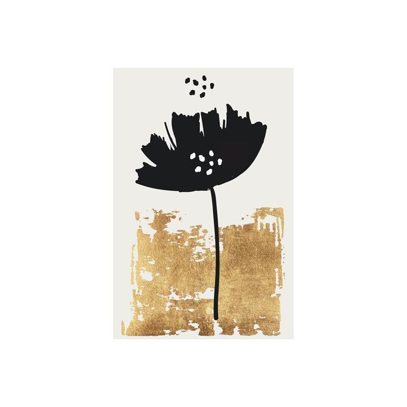 A.S. Création Leinwandbild Black Poppy