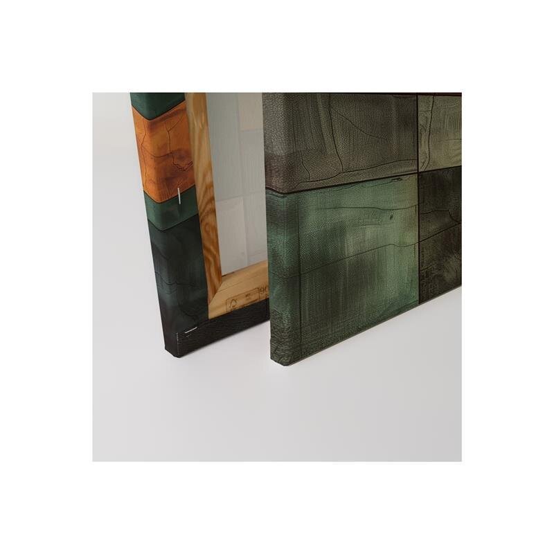 A.S. Création Leinwandbild Block Art Chess