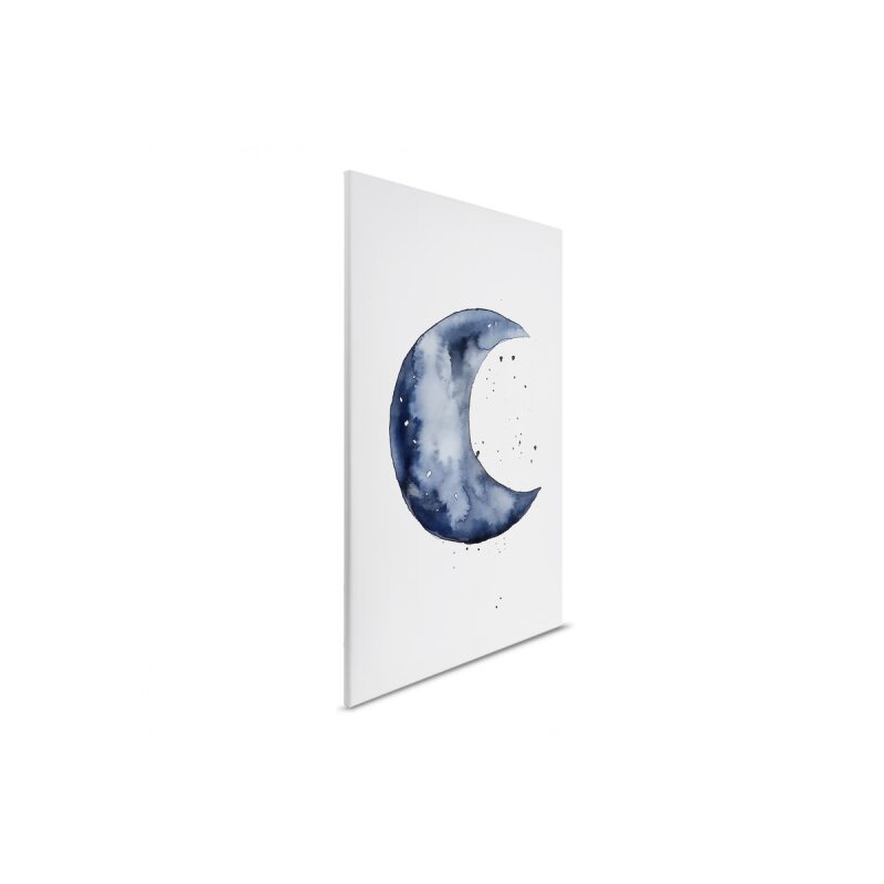 A.S. Création Leinwandbild Blue Crescent