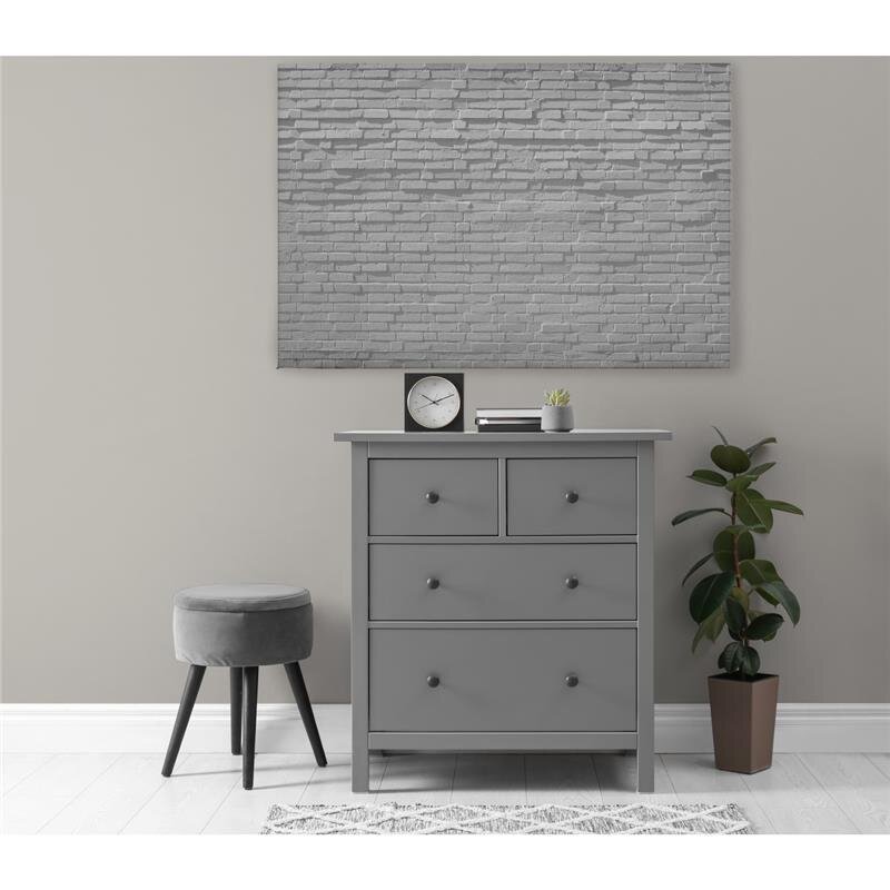 A.S. Création Leinwandbild BrickWhite