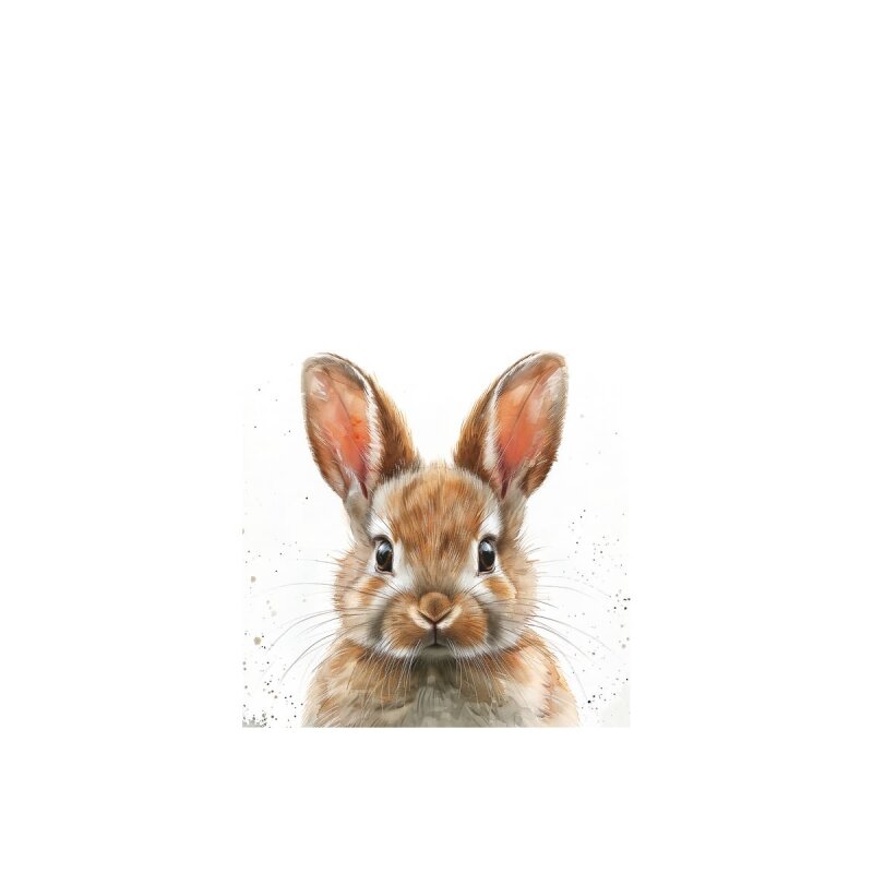 A.S. Création Leinwandbild Brown Baby Bunny