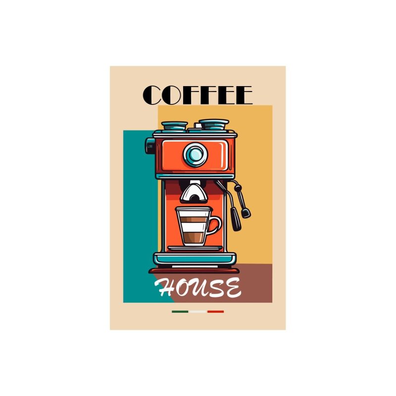 A.S. Création Leinwandbild Coffee House