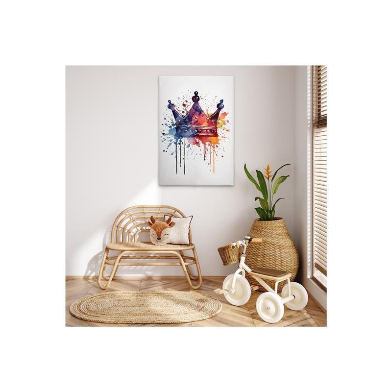 A.S. Création Leinwandbild Colourful Crown