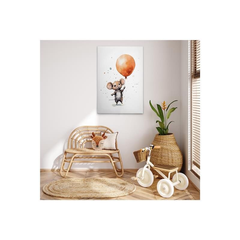 A.S. Création Leinwandbild Cute Mouse Orange