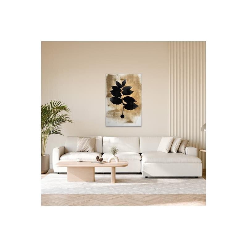 A.S. Création Leinwandbild Dark Leafs