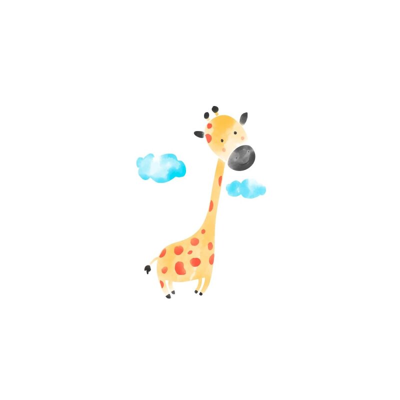 A.S. Création Leinwandbild Elephant Lion Giraffe 3