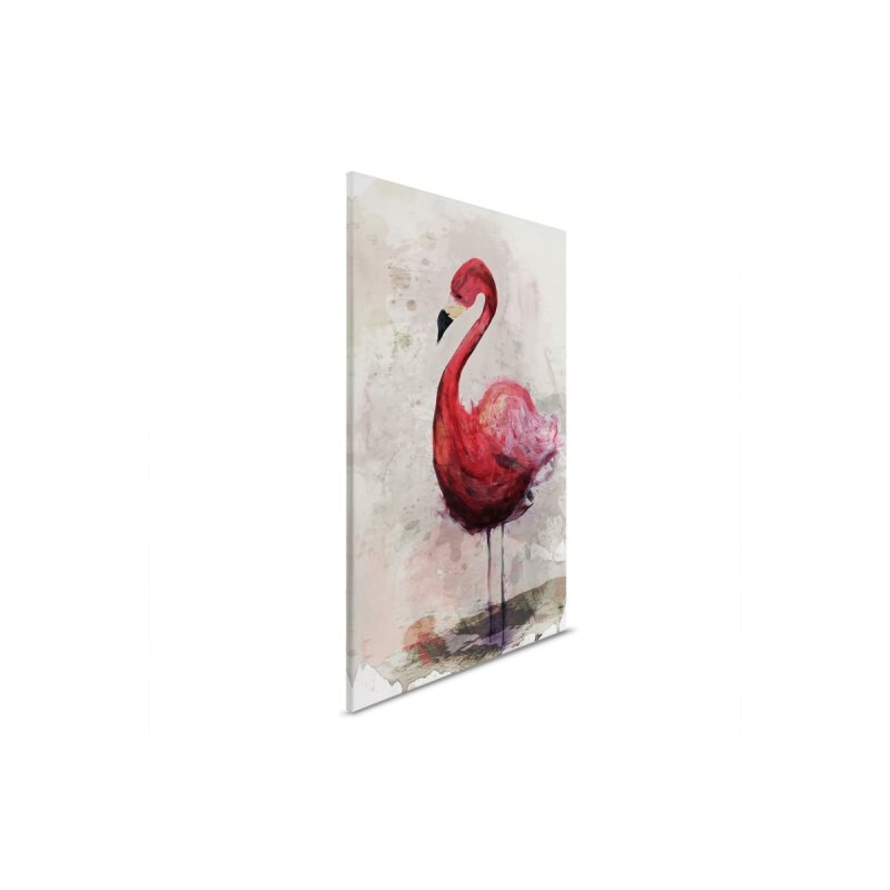 A.S. Création Leinwandbild Flamingo